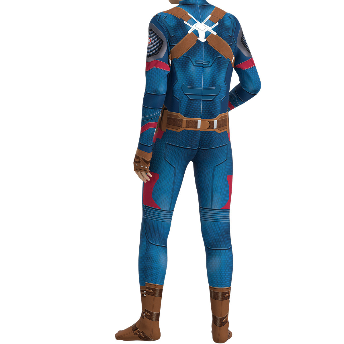 Halloween Cosplay Costume Capt - Mens Fashion Jumpsuit ulasan dan harga