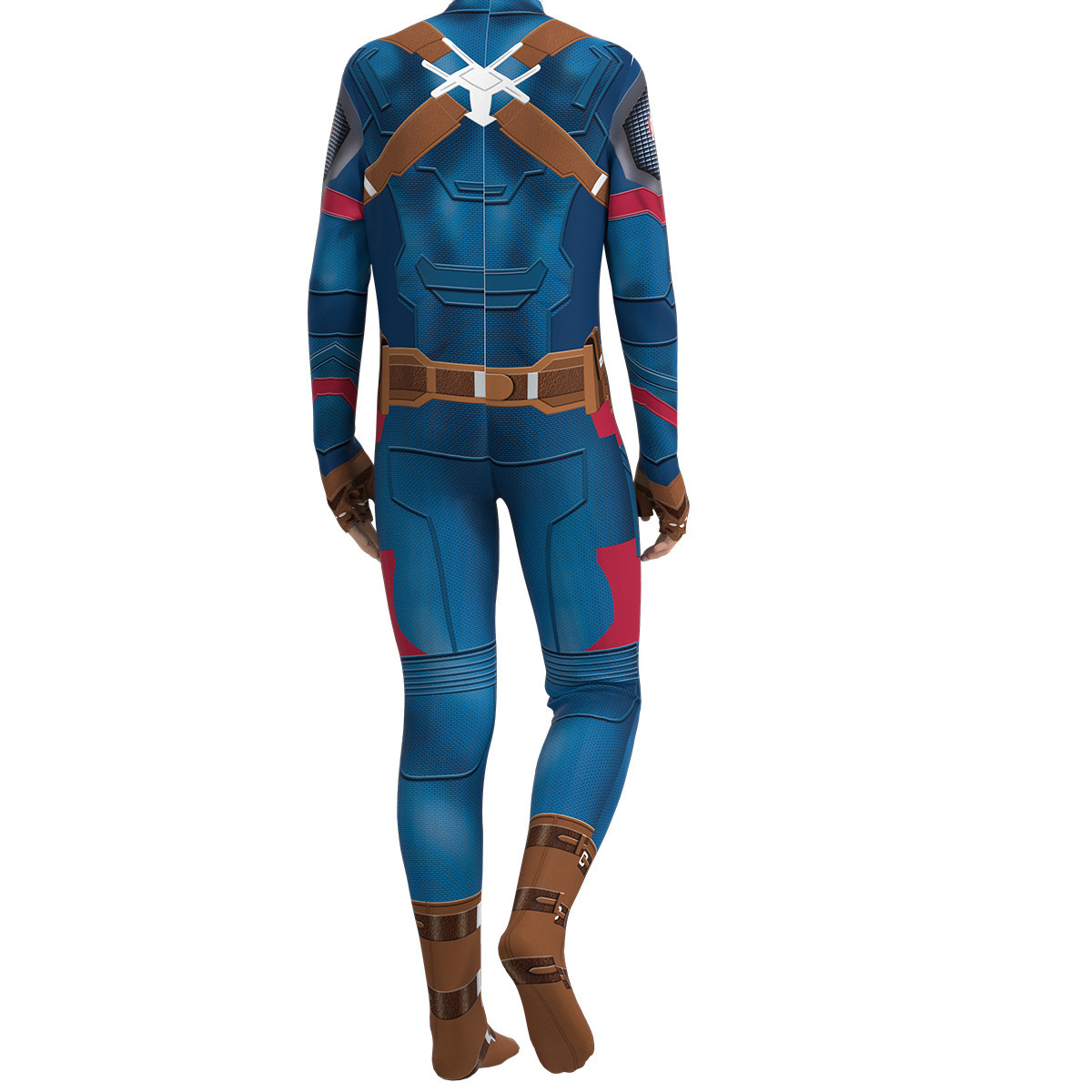 Halloween Cosplay Costume Capt - Mens Fashion Jumpsuit ulasan dan harga