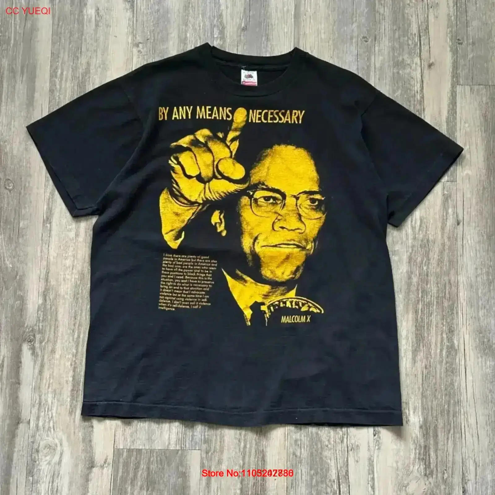Vintage 90s Malcolm X By Any M - Men'S Fashion X ulasan dan harga