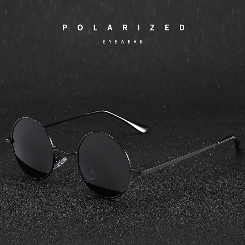 Retro Vintage Round Sunglasses - Men'S Fashion Glasses ulasan dan harga