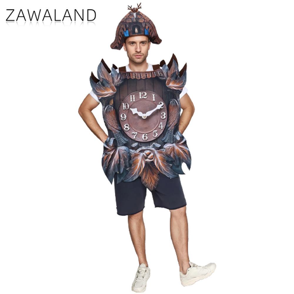 Zawaland Vintage Clock Costume - Mens Fashion Jumpsuit ulasan dan harga