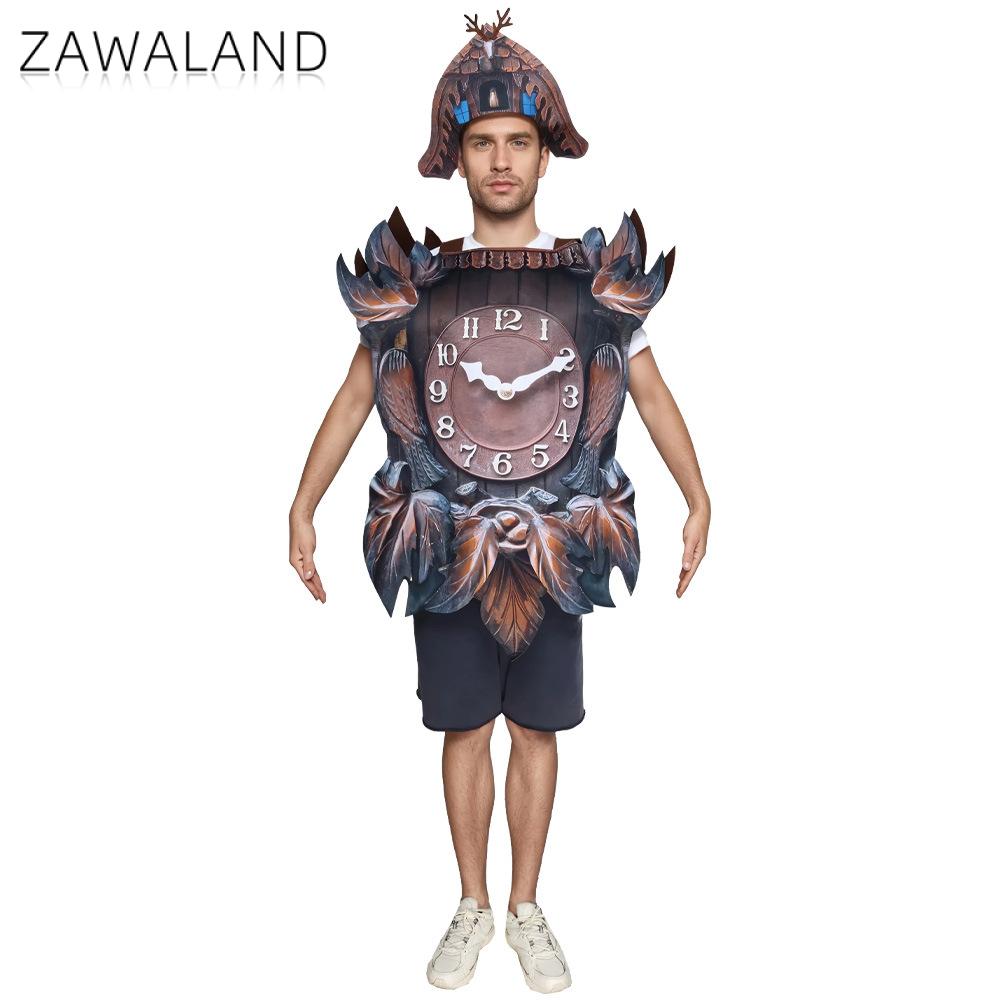 Zawaland Vintage Clock Costume - Mens Fashion Jumpsuit ulasan dan harga