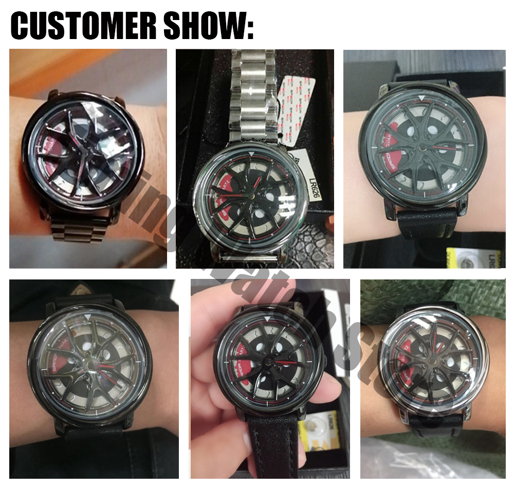 Men Watch Car Wheel Rim Hub Di - Men'S Fashion Hub ulasan dan harga