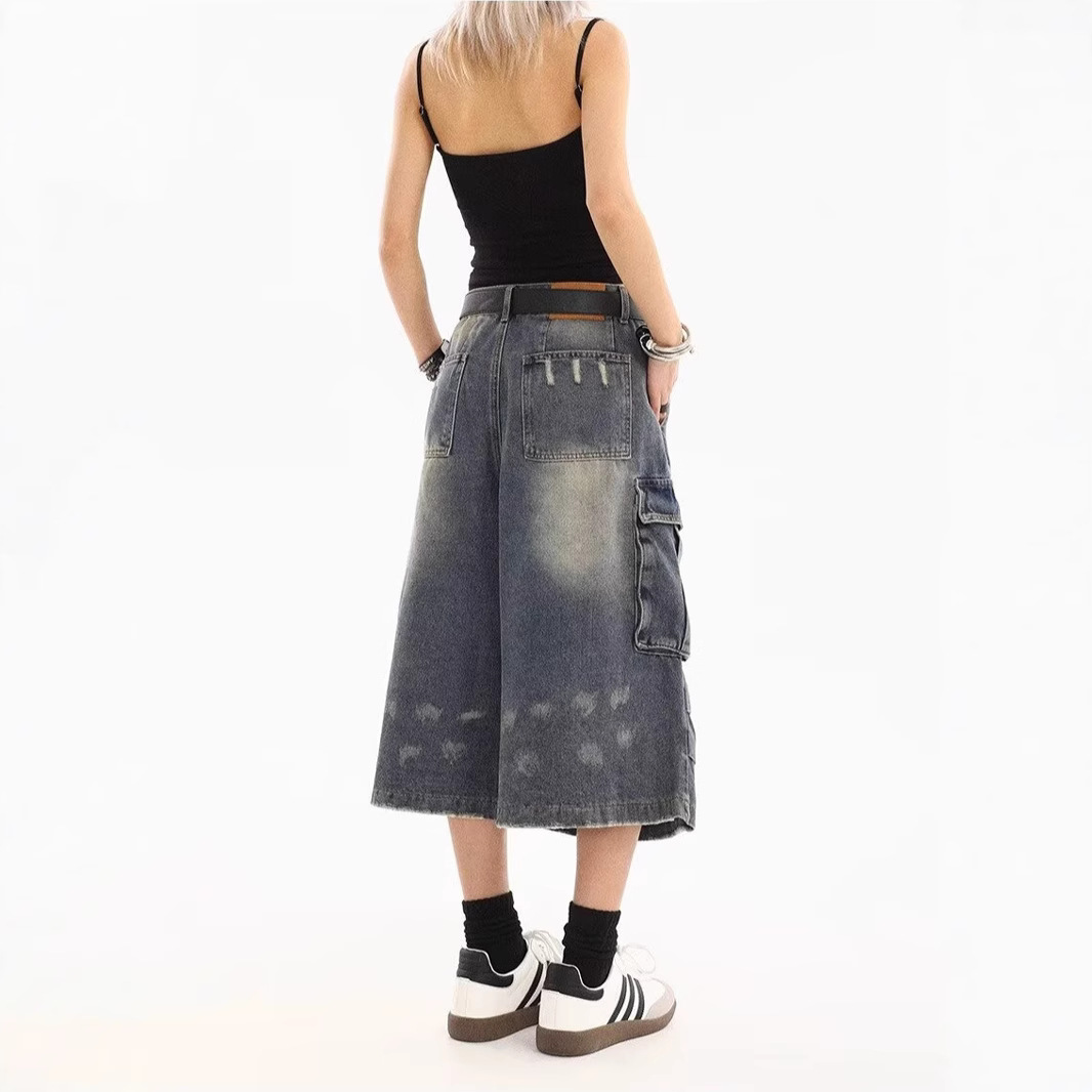 2026 New Plus Size Washed Spla - Jeans Pants Fashion Men ulasan dan harga