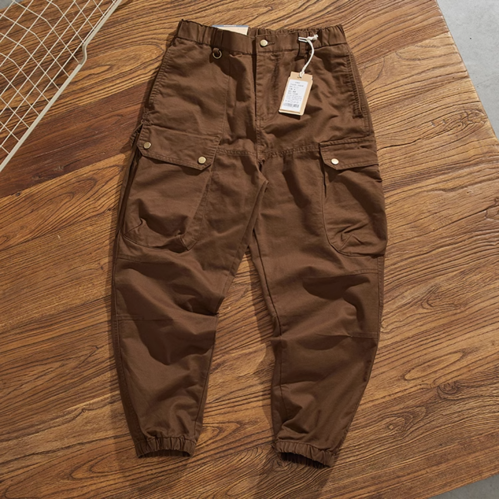 Multi-pocket overalls men's Am - Men'S Fashion Overalls ulasan dan harga