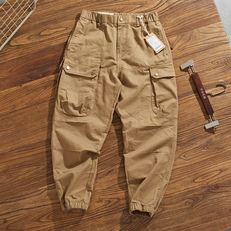 Multi-pocket overalls men's Am - Men'S Fashion Overalls ulasan dan harga
