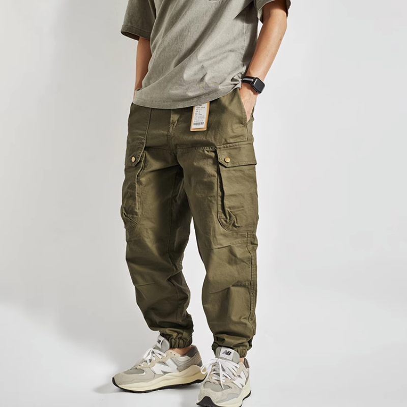 Multi-pocket overalls men's Am - Men'S Fashion Overalls ulasan dan harga