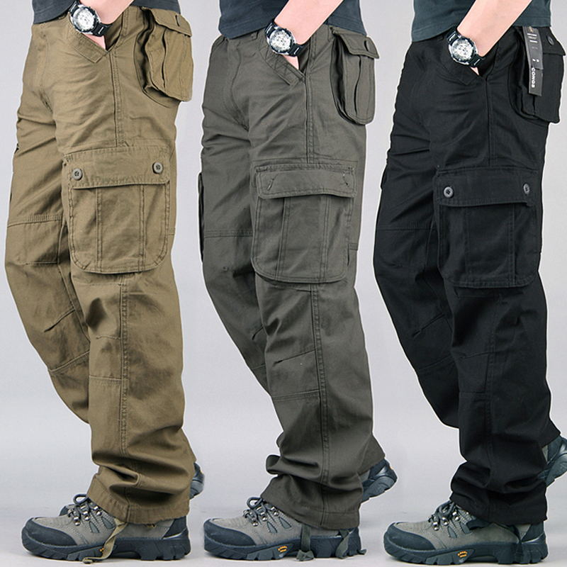 Tactical Cargo Pants Men Cotto - Men'S Fashion Overalls ulasan dan harga