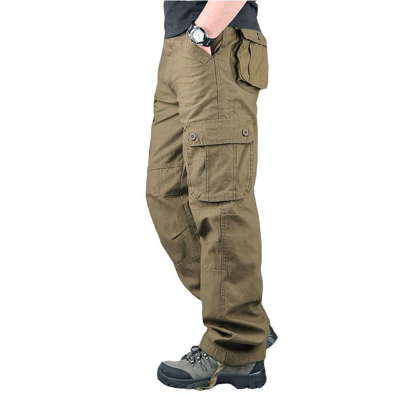 Tactical Cargo Pants Men Cotto - Men'S Fashion Overalls ulasan dan harga