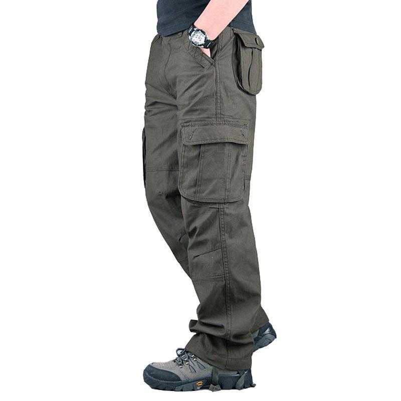 Tactical Cargo Pants Men Cotto - Men'S Fashion Overalls ulasan dan harga