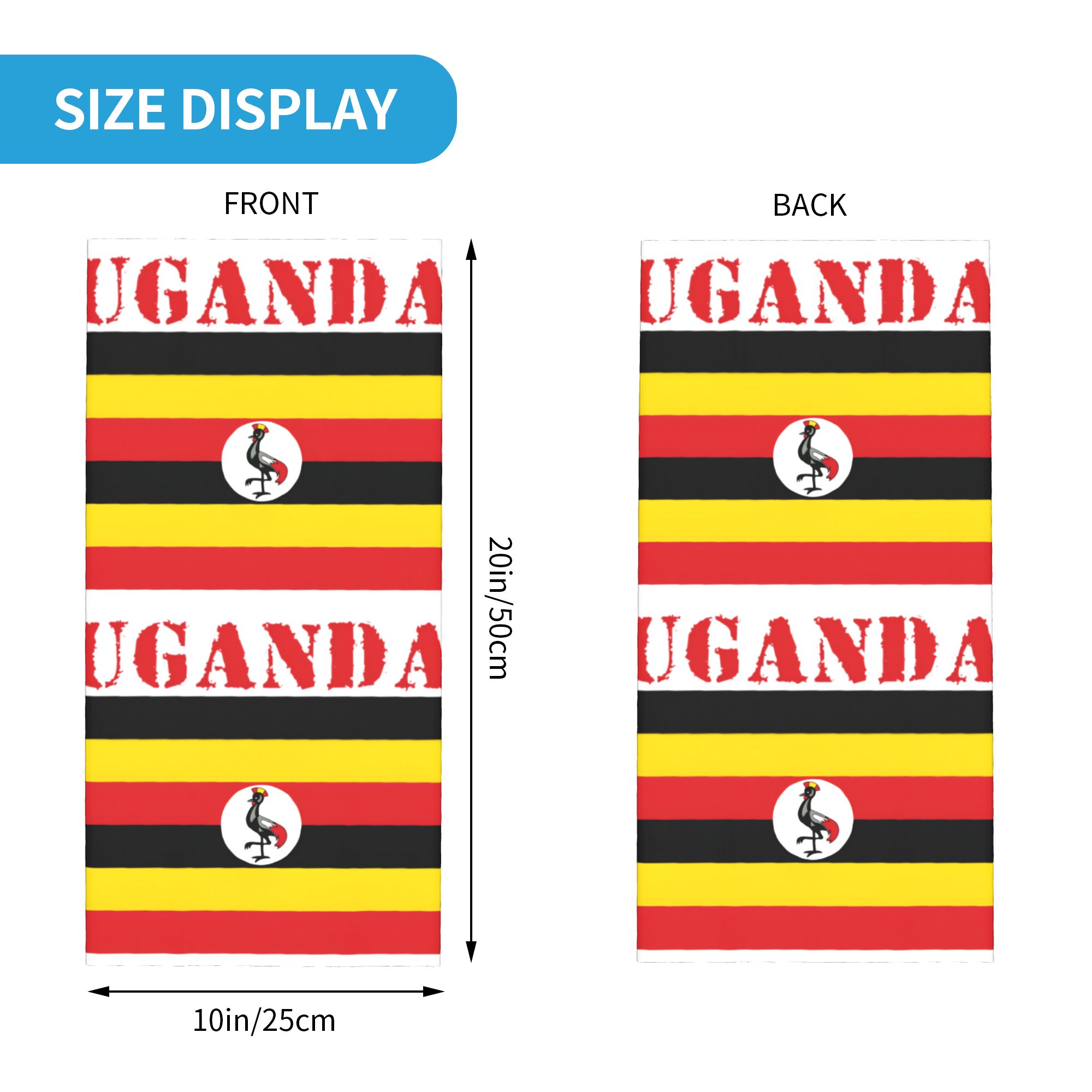 Uganda Flag Winter Headband Ne - Men Fashion Uganda ulasan dan harga