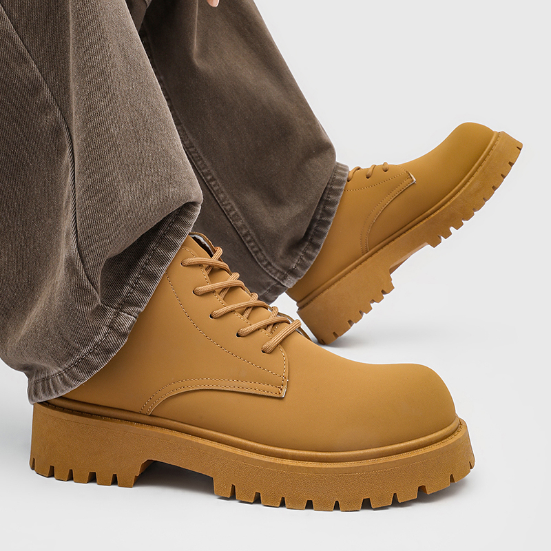 100%Genuine Leather Mens Boots - Men'S Fashion For 30 Year Olds ulasan dan harga