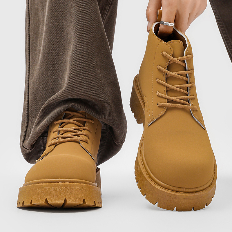 100%Genuine Leather Mens Boots - Men'S Fashion For 30 Year Olds ulasan dan harga