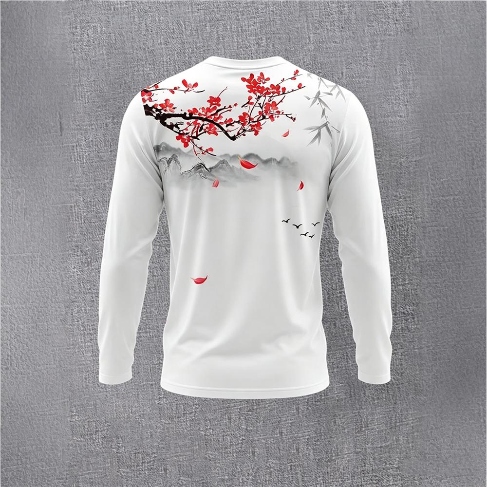 Chinese Style Ink Plum Blossom - Mens Fashion Streetwear ulasan dan harga