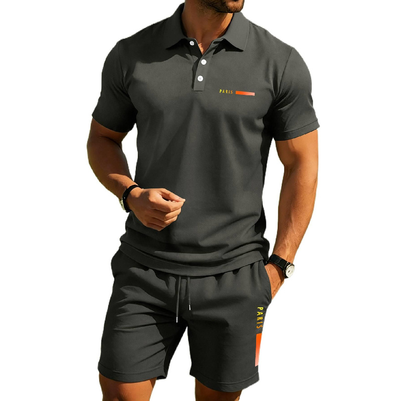 PARIS Print Men's high-end sum - Paris Fashion Men ulasan dan harga
