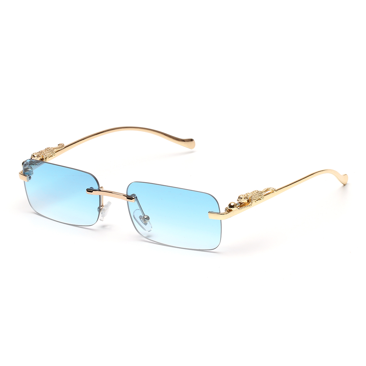 Rimless Sunglasses UV400 Fashi - Men'S Fashion Rimless Glasses ulasan dan harga