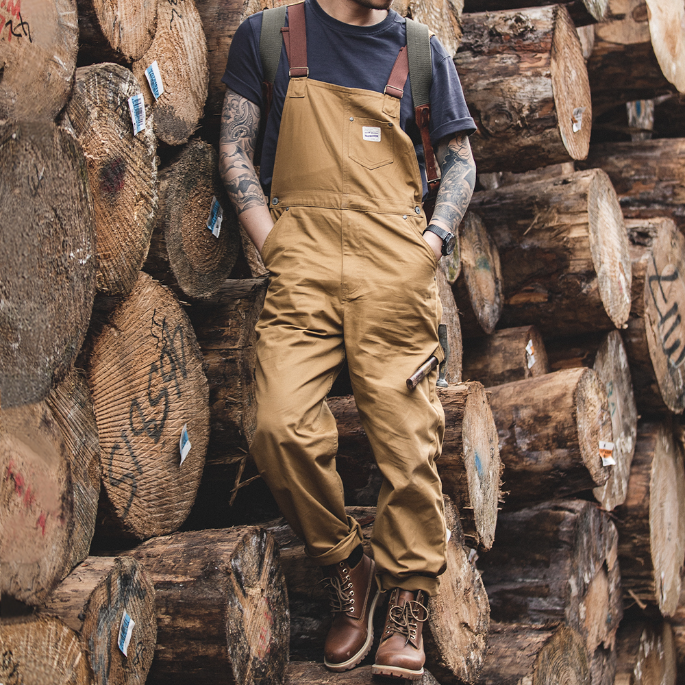 Maden Vintage Khaki Vintage St - Men'S Fashion Overalls ulasan dan harga