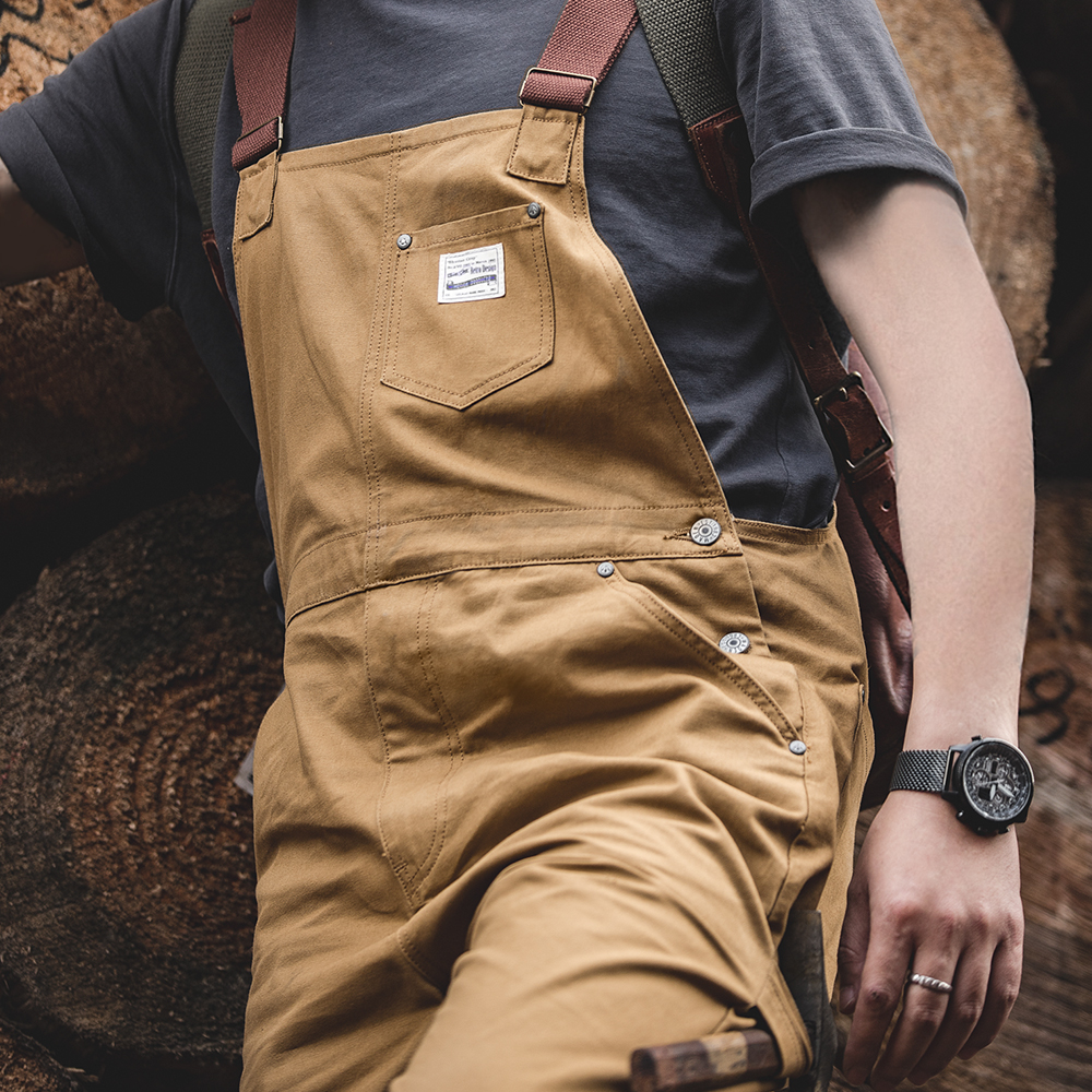 Maden Vintage Khaki Vintage St - Men'S Fashion Overalls ulasan dan harga