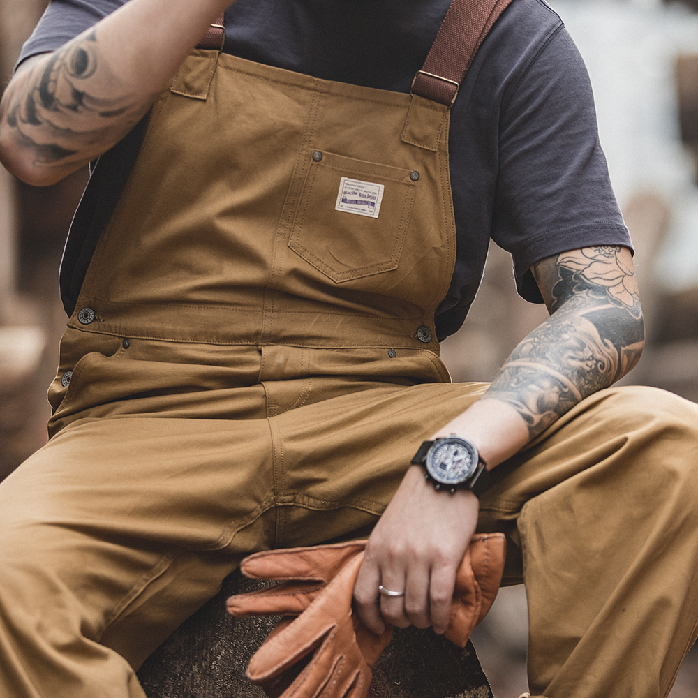 Maden Vintage Khaki Vintage St - Men'S Fashion Overalls ulasan dan harga