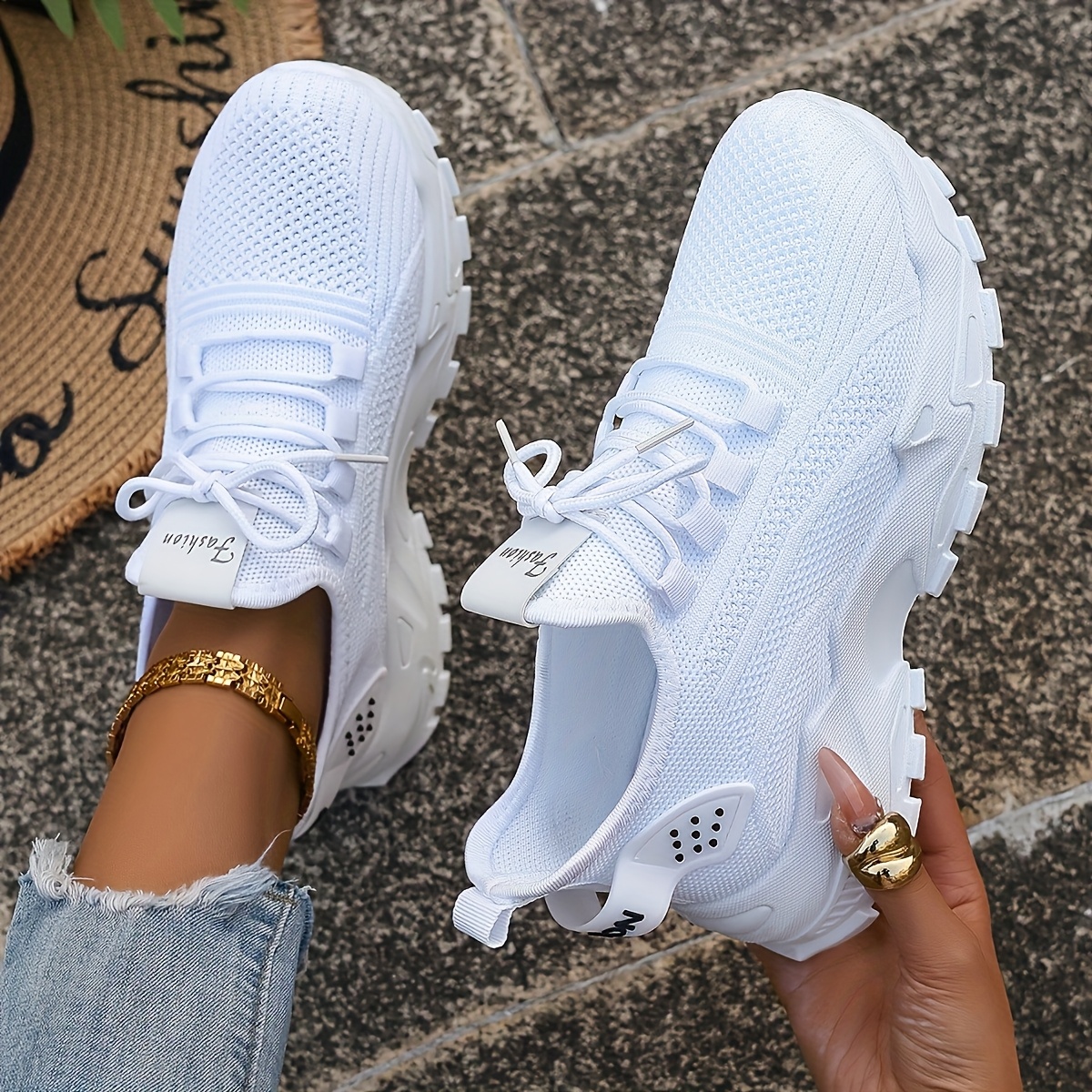 Breathable Knit Sneakers Fashi - Men'S Fashion For 30 Year Olds ulasan dan harga