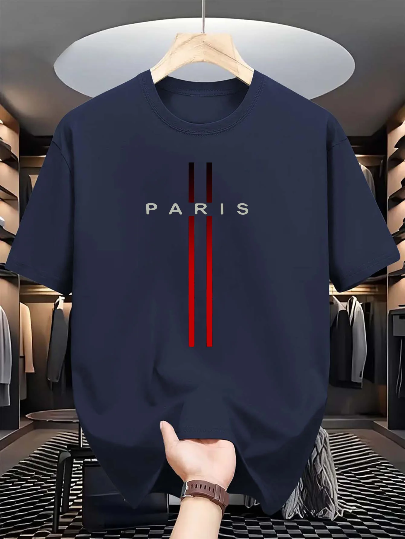 Men's 100% pure cotton summer  - Paris Fashion Men ulasan dan harga