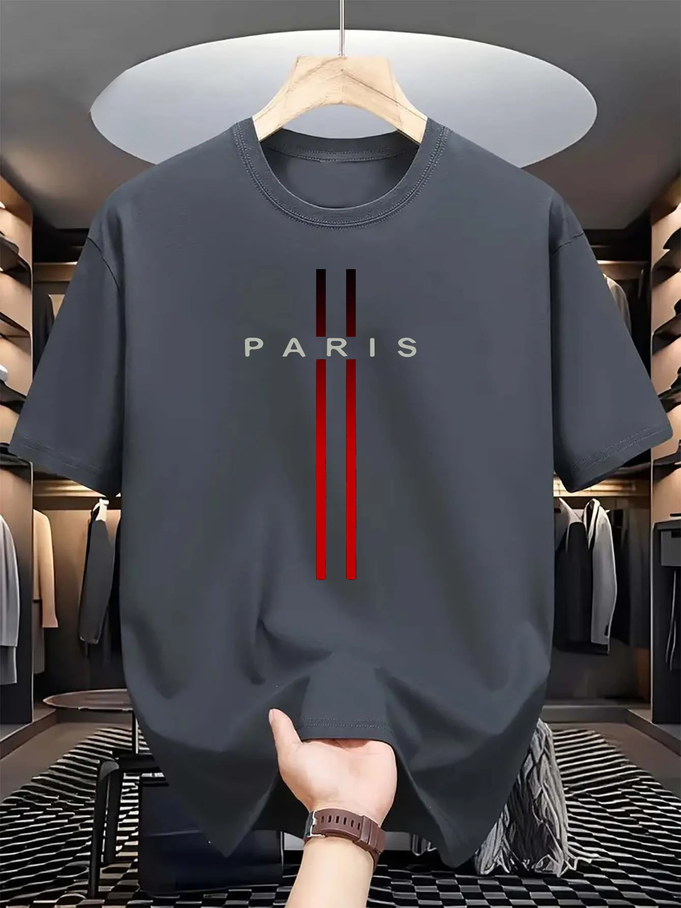 Men's 100% pure cotton summer  - Paris Fashion Men ulasan dan harga