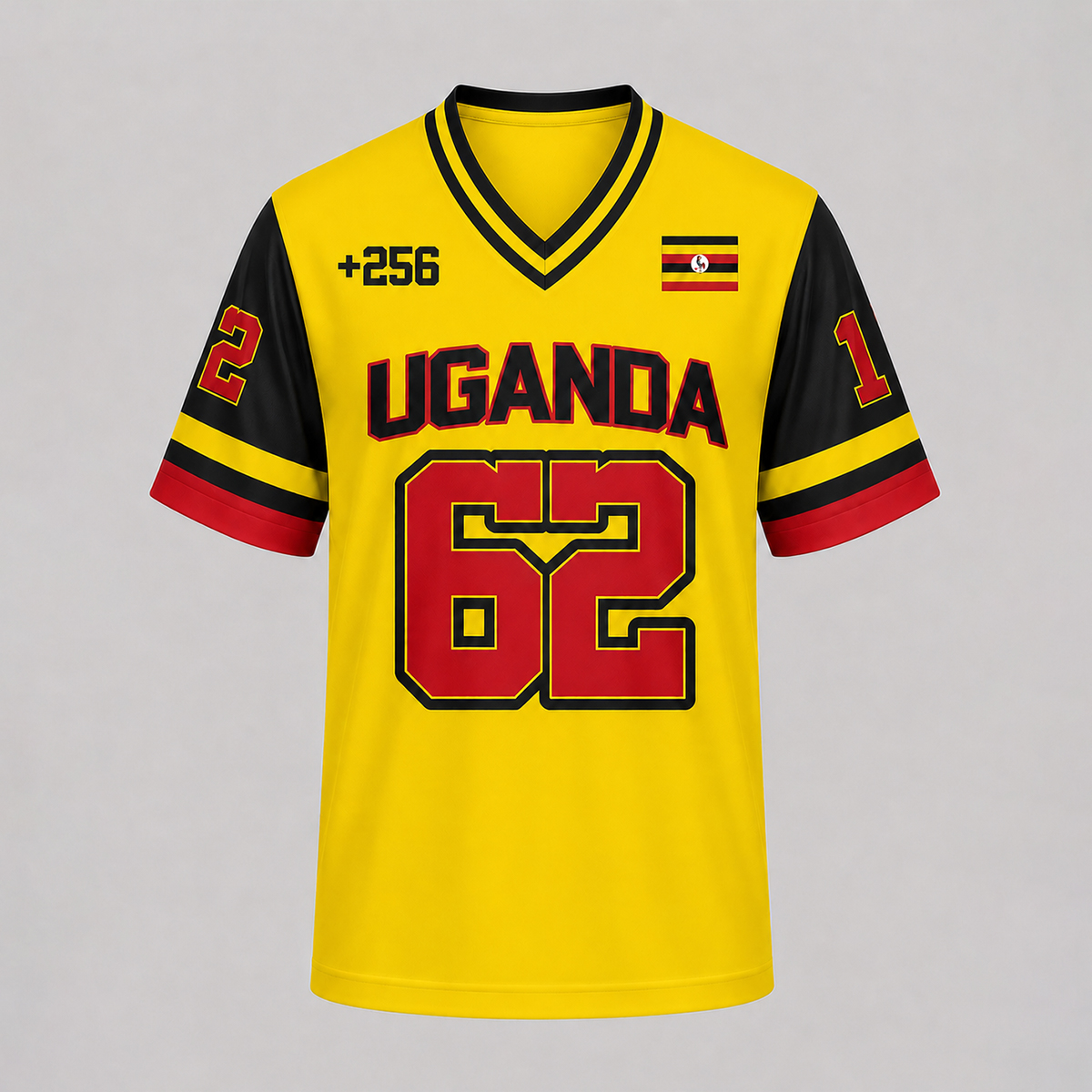Uganda Satin V-Neck T-Shirt, M - Men Fashion Uganda ulasan dan harga