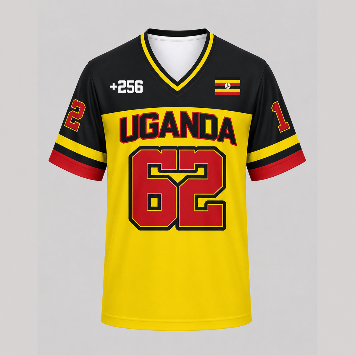 Uganda Satin V-Neck T-Shirt, M - Men Fashion Uganda ulasan dan harga