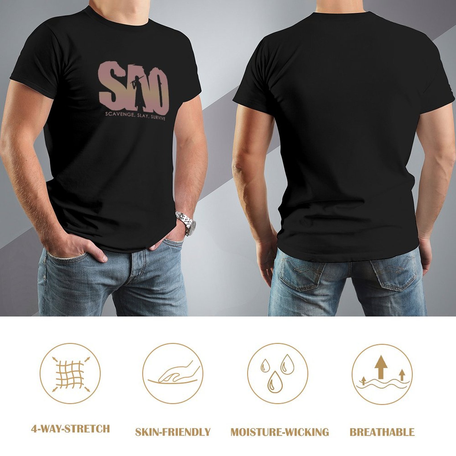 Sword Art Online T-Shirt for a - Men'S Fashion Online ulasan dan harga