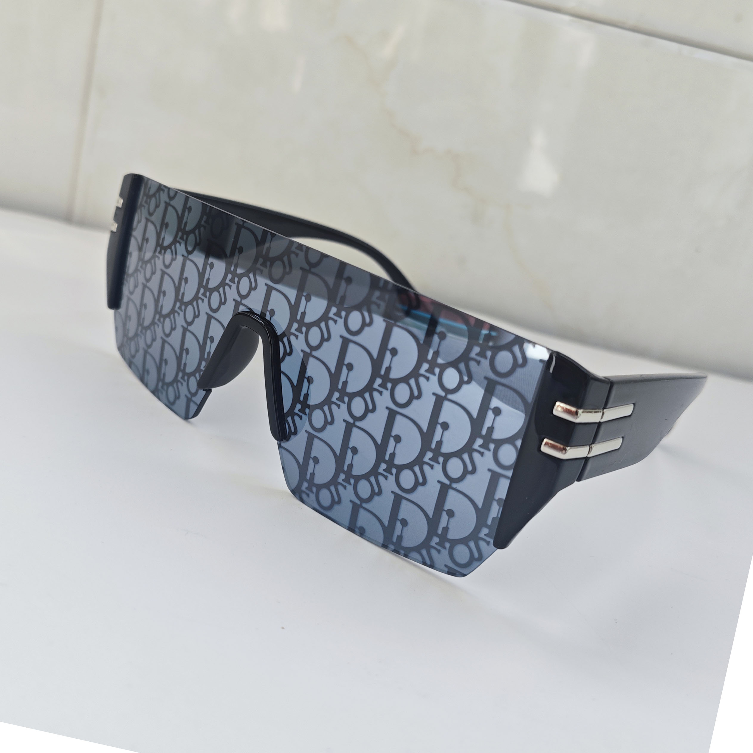 Luxury Shield Sunglasses Men W - Men'S Fashion Rimless Glasses ulasan dan harga