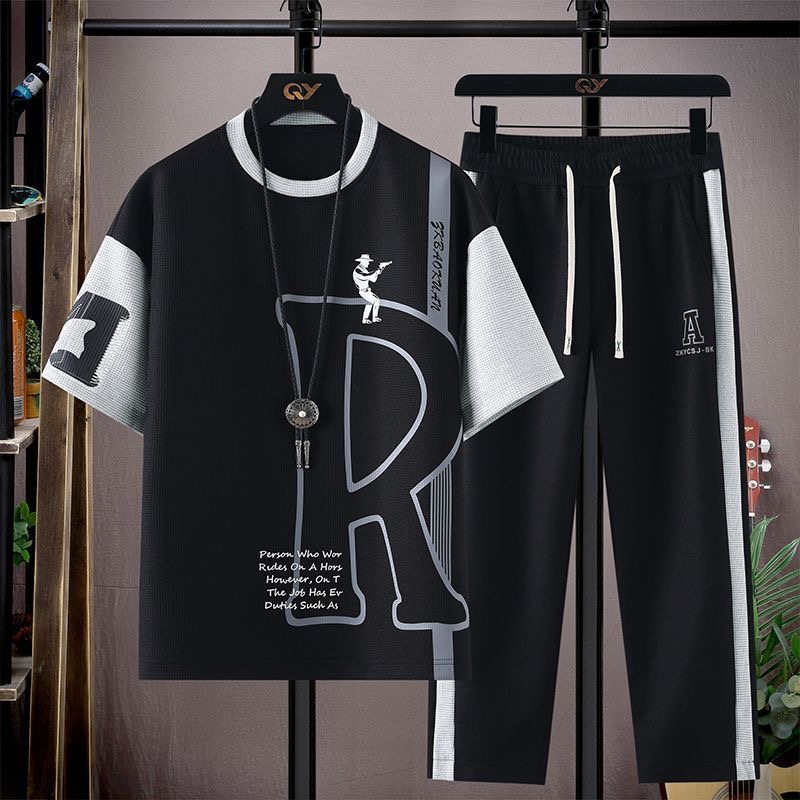 Summer Fashion Trendy Printed  - Mens Fashion Wear ulasan dan harga