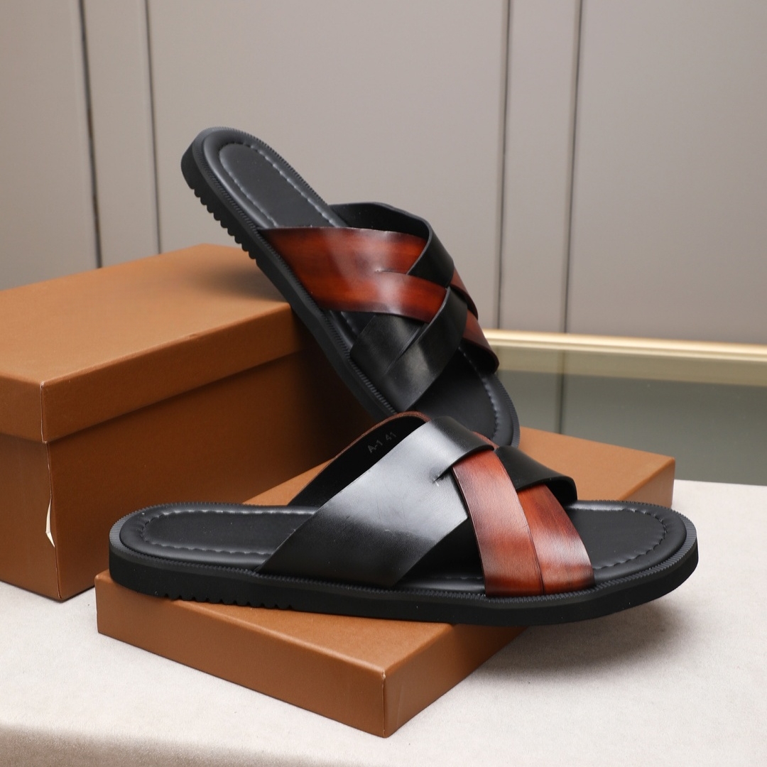 Handmade Fashion Sandals Luxur - Men'S Fashion Luxury Brands ulasan dan harga
