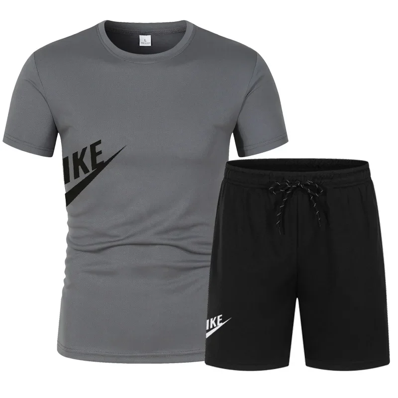 2026 Summer Men Crew Neck Shor - Mens Fashion Streetwear ulasan dan harga