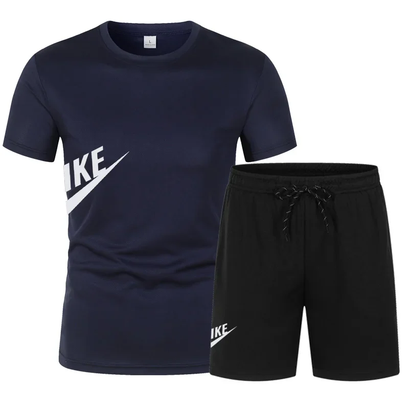 2026 Summer Men Crew Neck Shor - Mens Fashion Streetwear ulasan dan harga
