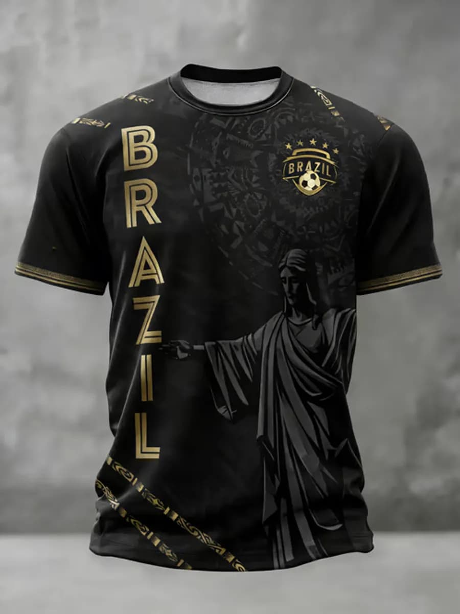 Men 2026 Brazil Team Soccer Je - Yellow Men'S Fashion ulasan dan harga