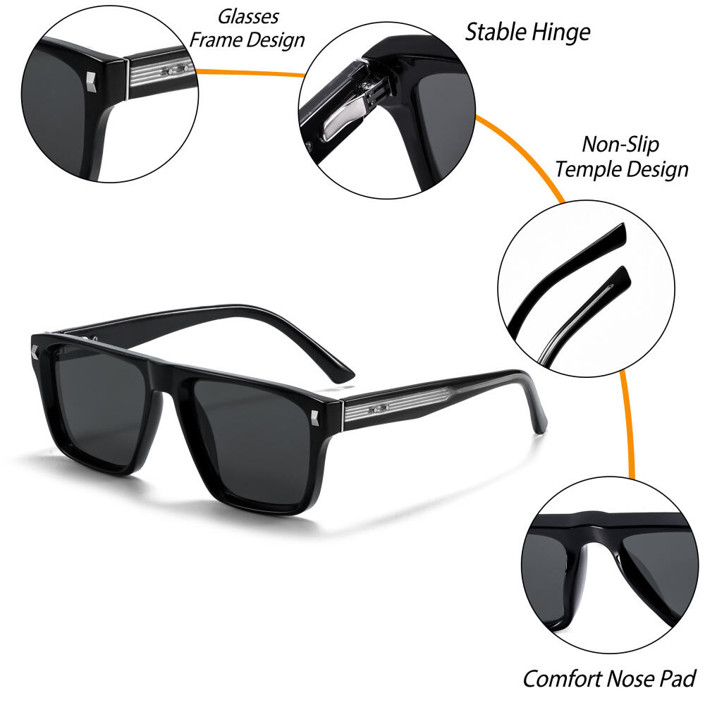 HBK Fashion Men Sunglasses Ret - Men'S Fashion Tips ulasan dan harga