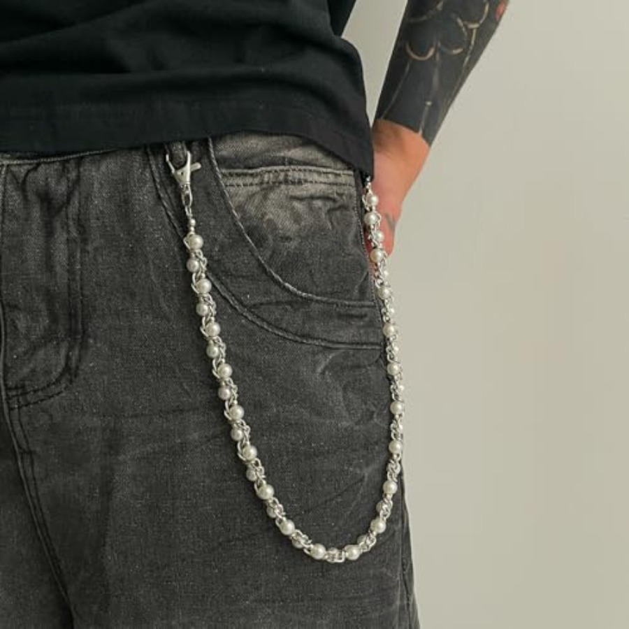 Pearl Wrap Pants Chain - Hip H - Jeans Pants Fashion Men ulasan dan harga
