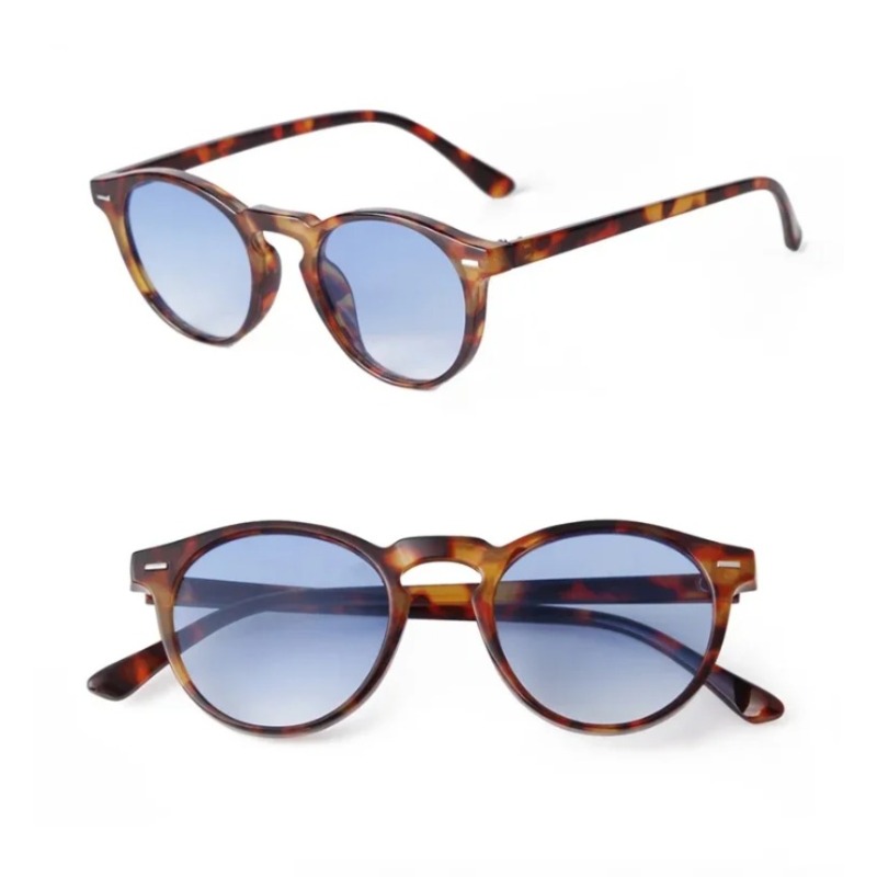 Vintage Fashion Round Sunglass - Yellow Men'S Fashion ulasan dan harga