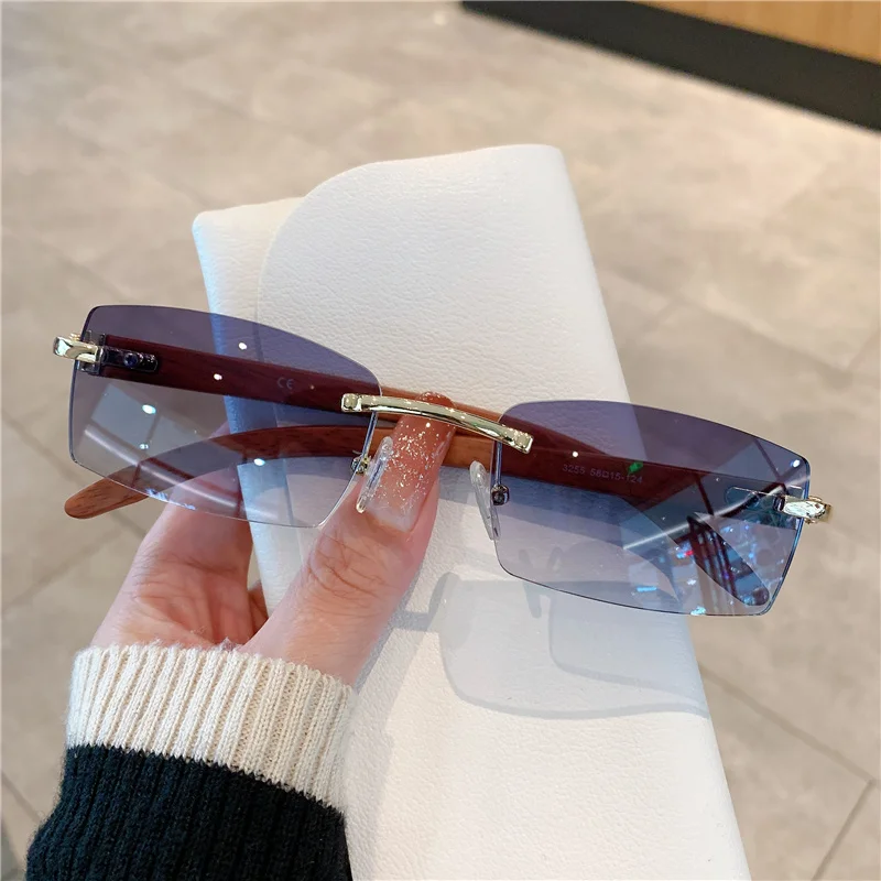 Small Rimless Sunglasses Men W - Men'S Fashion Rimless Glasses ulasan dan harga