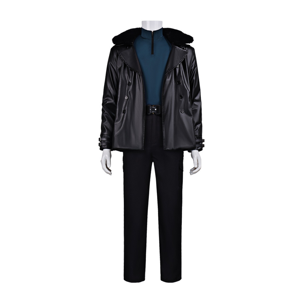 Game Leon Kennedy Re9 Evil Cos - Men'S Fashion Leather Jacket ulasan dan harga