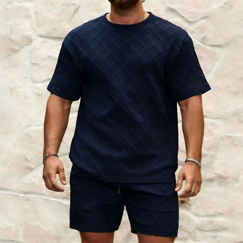 Men Summer New Shorts & T-Shir - Mens Fashion Wear ulasan dan harga