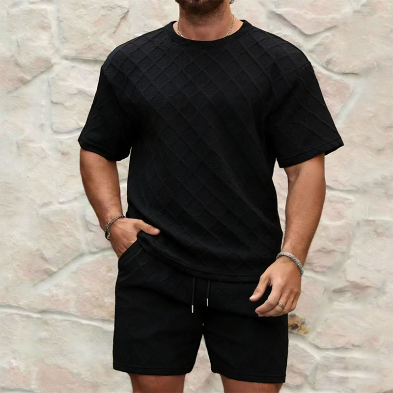 Men Summer New Shorts & T-Shir - Mens Fashion Wear ulasan dan harga