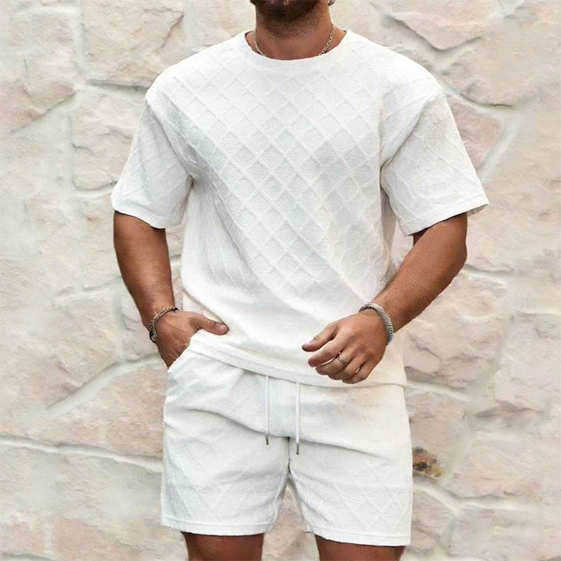 Men Summer New Shorts & T-Shir - Mens Fashion Wear ulasan dan harga