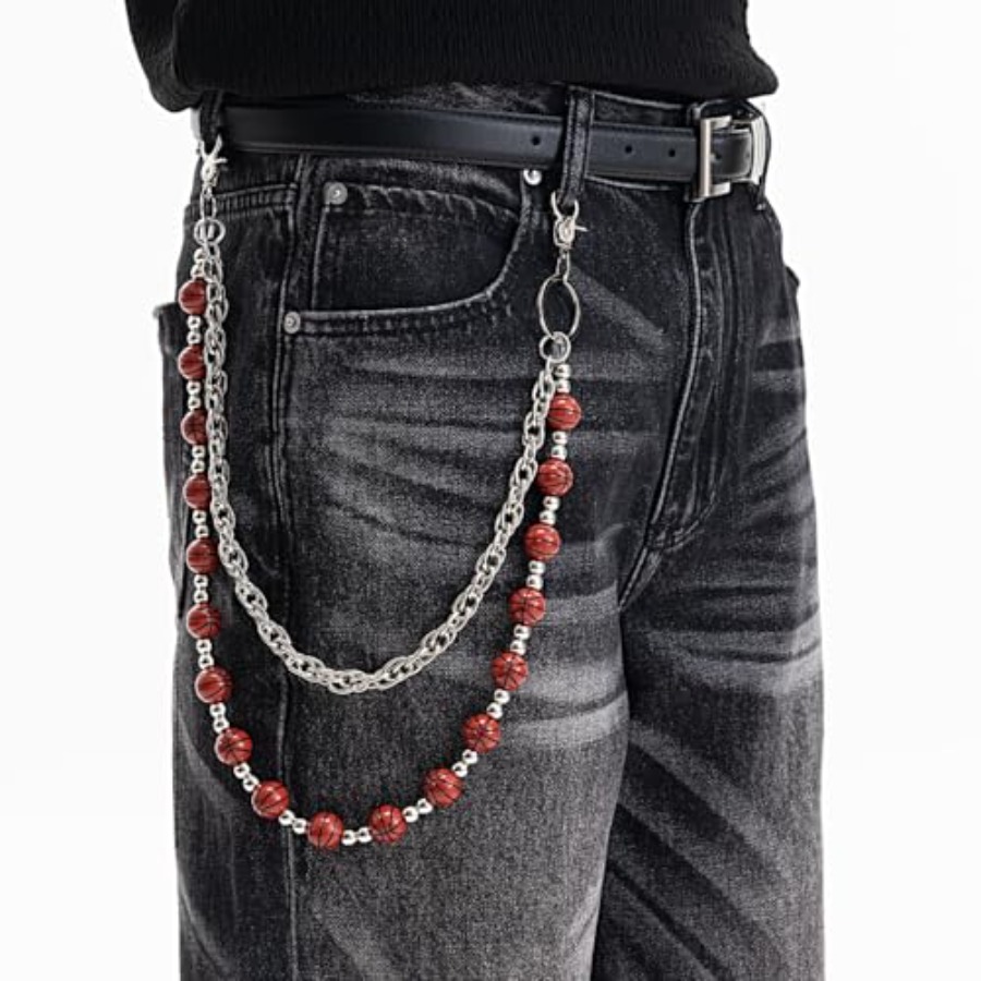 Thorn Pants Chains Double Laye - Jeans Pants Fashion Men ulasan dan harga