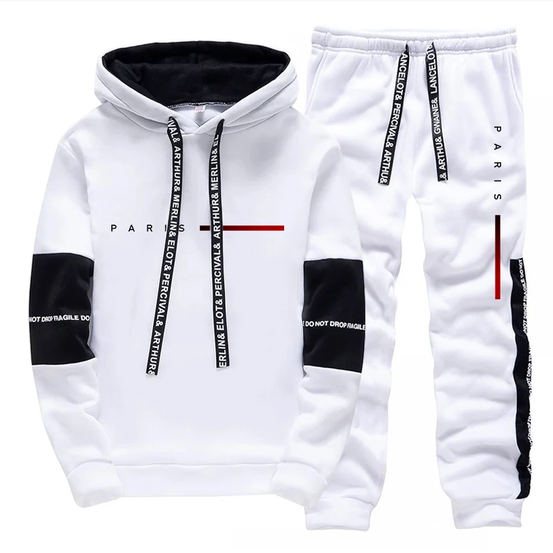 Men's Set Paris Fashion Hoodie - Mens Fashion Streetwear ulasan dan harga