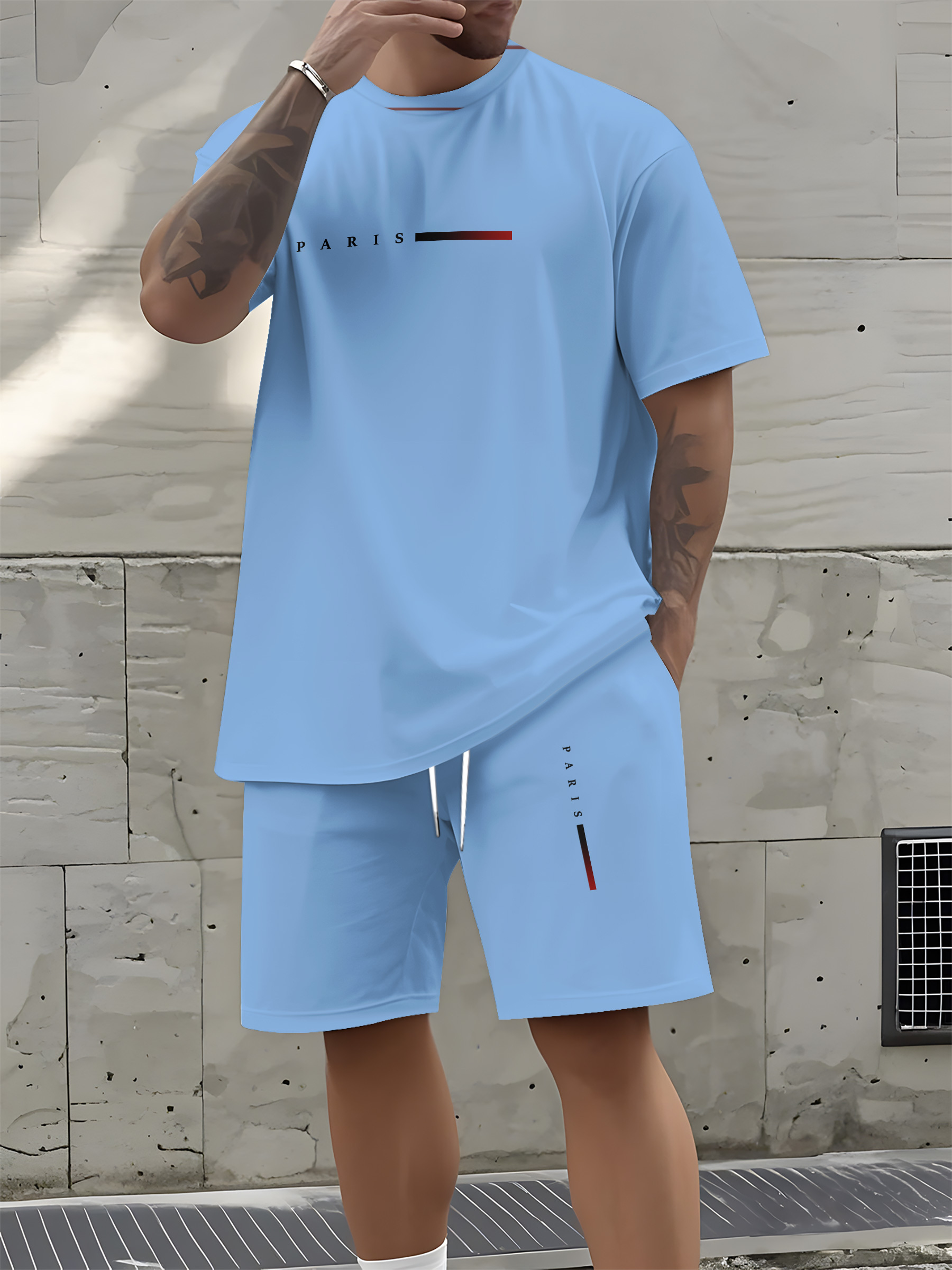 Paris Men's Casual Set Spring/ - Paris Fashion Men ulasan dan harga