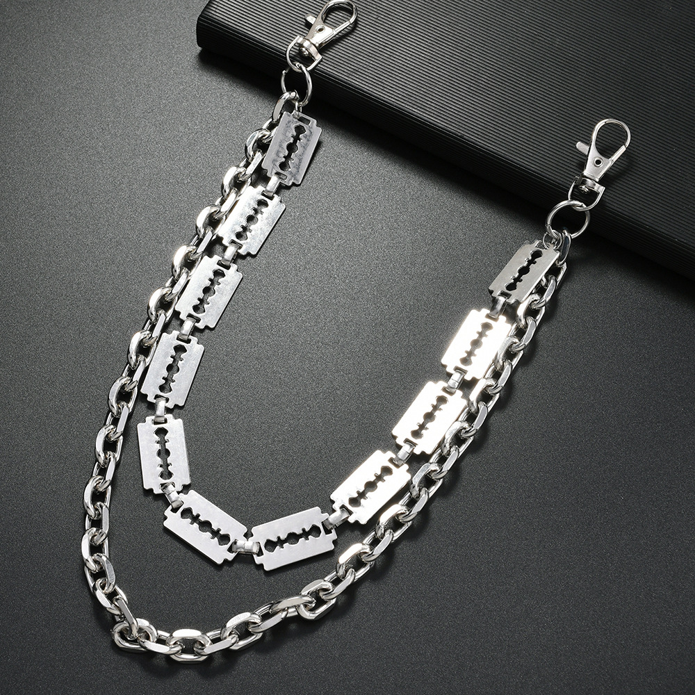 Punk Metal Chain Keychains for - Jeans Pants Fashion Men ulasan dan harga