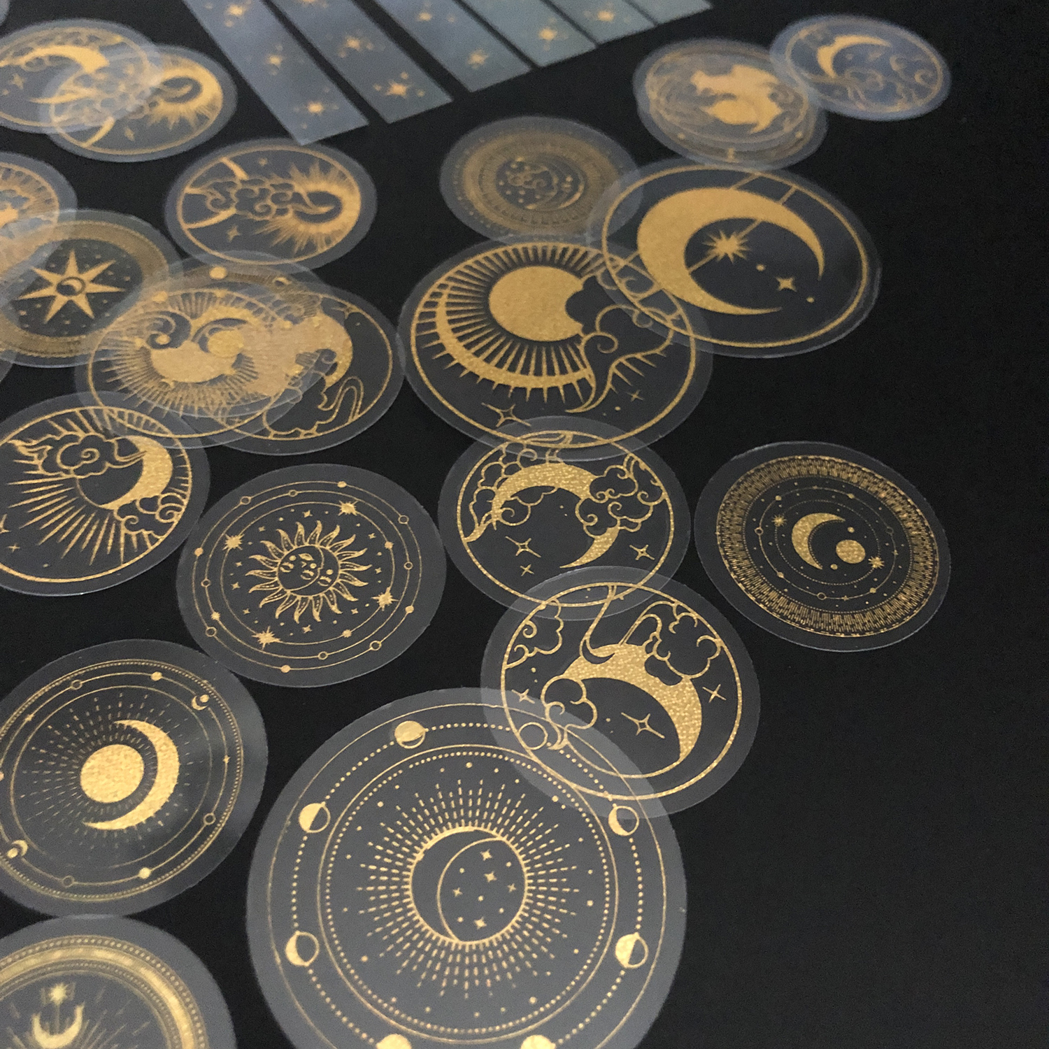 Custom Glitter Gold Stickers W - Men'S Fashion Labels ulasan dan harga