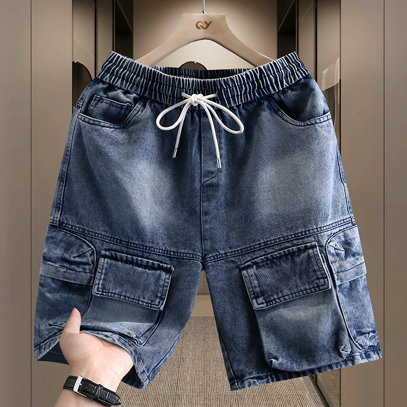 Men's Cargo Shorts New Summer  - Jeans Pants Fashion Men ulasan dan harga