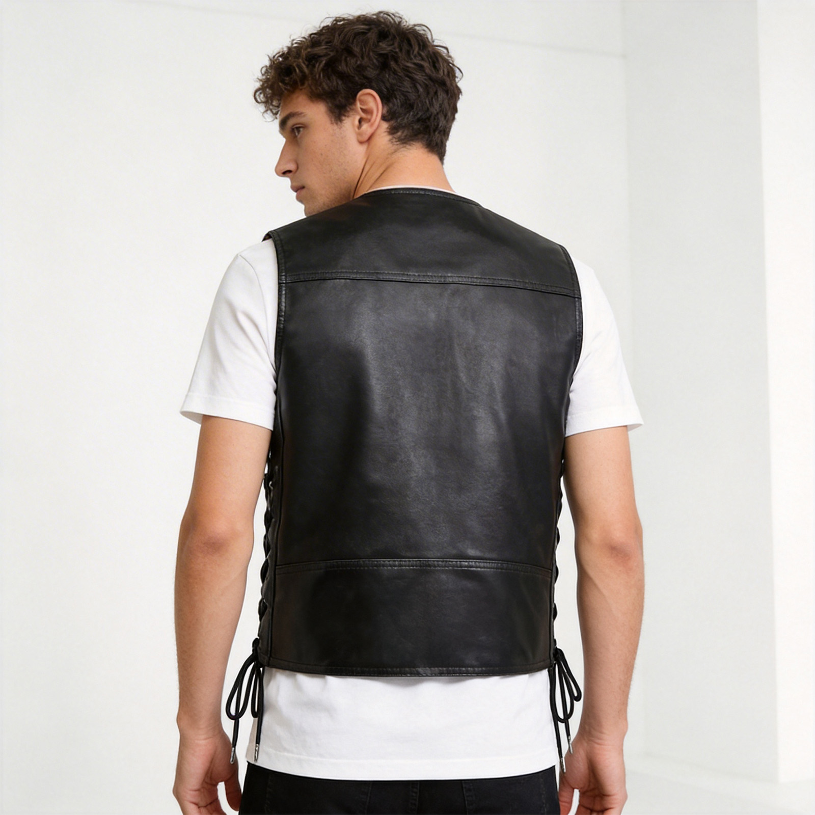 WOSAWE Leather Motorcycle Ride - Men'S Fashion Leather Jacket ulasan dan harga